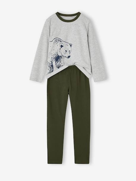 Pack of 2 pyjamas for boys fir green - vertbaudet enfant 