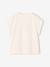 T-shirt manches courtes anthracite+écru+rose - vertbaudet enfant 