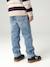 Straight Leg Jeans with Turn-Ups for Boys brut denim+stone - vertbaudet enfant 