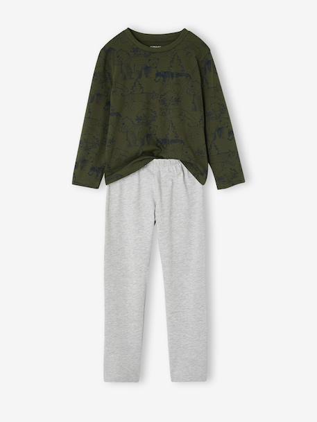 Pack of 2 pyjamas for boys fir green - vertbaudet enfant 