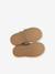 High-Top Leather Trainers for Babies golden yellow+printed beige - vertbaudet enfant 