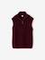 Pull camionneur sans manches fille bordeaux+gris chiné - vertbaudet enfant 