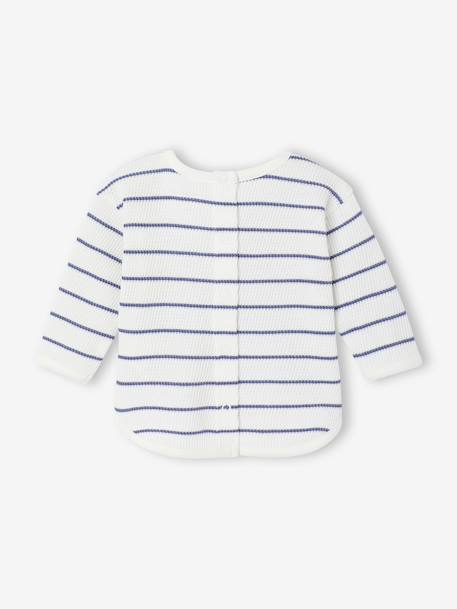 Long-sleeved T-shirt for newborn ecru - vertbaudet enfant 