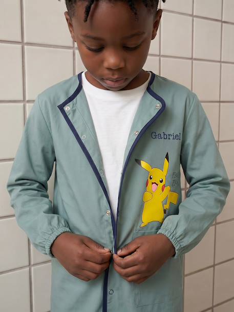Pokémon apron for boys emerald green - vertbaudet enfant 