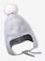 Ensemble bébé bonnet, snood et moufles gris chiné - vertbaudet enfant 