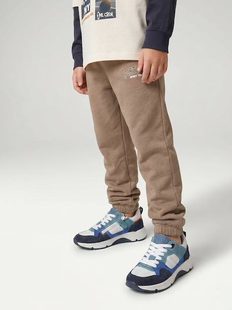 Pantalon de jogging garçon beige+marine+vert sapin - vertbaudet enfant 