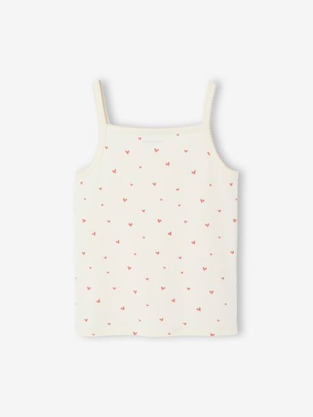 Lot de 3 débardeurs fille beige - vertbaudet enfant 