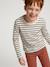 Pack of 3 Assorted Long Sleeve Tops for Boys anthracite+bordeaux red - vertbaudet enfant 