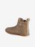 Leather Boots for Girls beige+bronze+brown+camel+green+navy blue+old rose - vertbaudet enfant 