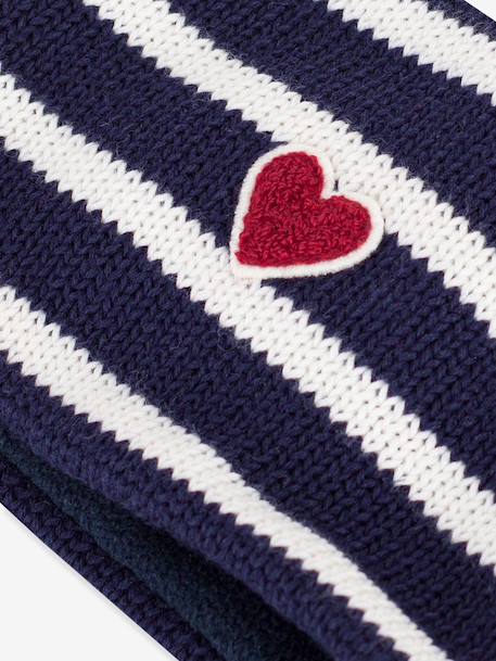 Snood bébé rayé marine - vertbaudet enfant 