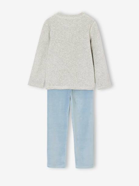 Lot de 2 pyjamas garçon bleu glacier - vertbaudet enfant 