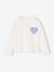 Long-sleeved T-shirt for girls ecru+vanilla - vertbaudet enfant 