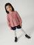 Long-sleeved blouse for girls blush+ecru - vertbaudet enfant 