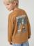 Long-sleeved T-shirt for boys ocean blue+ochre - vertbaudet enfant 
