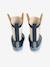 Striped Wellies for Babies light blue+navy blue+printed green+striped navy blue - vertbaudet enfant 