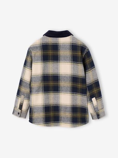 Long-sleeved shirt for boys navy blue - vertbaudet enfant 