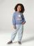Balloon jeans for girls bleached denim+medium blue - vertbaudet enfant 