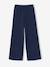 Wide-leg sports trousers for girls anthracite - vertbaudet enfant 