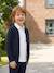 Long-Sleeved Varsity Cardigan for Boys marl grey+navy blue - vertbaudet enfant 