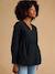 Broderie Anglaise Blouse for Maternity & Nursing, ENVIE DE FRAISE black+olive - vertbaudet enfant 