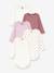Pack of 5 long-sleeved bodysuits by PETIT BATEAU rose - vertbaudet enfant 