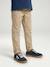 Pantalon garçon esprit chino facile à enfiler beige+marine - vertbaudet enfant 