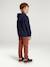 NARROW Hip, MorphologiK Slim Leg Coloured Trousers, for Boys beige+black+clay beige+emerald green+night blue+petrol blue+rust+tomato red - vertbaudet enfant 