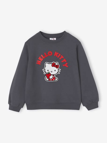 Hello Kitty sweatshirt for girls grey blue - vertbaudet enfant 