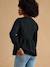 Blouse grossesse et allaitement en broderie anglaise noir+olive - vertbaudet enfant 