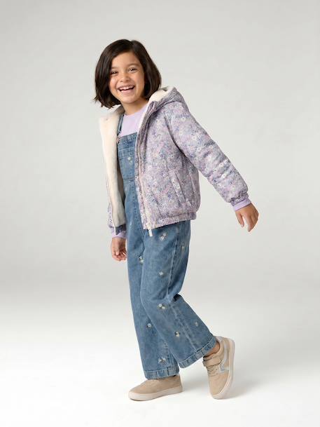 Dungarees for girls denim blue - vertbaudet enfant 
