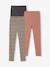 Pack of 3 leggings for girls ink blue+vanilla - vertbaudet enfant 