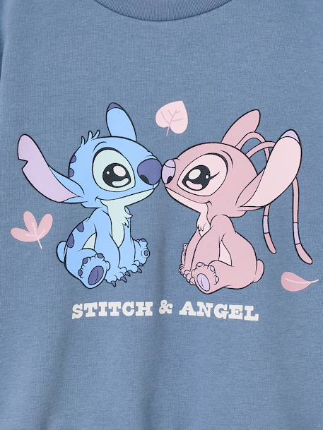Stitch and Angel sweatshirt for girls chambray blue - vertbaudet enfant 
