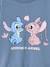 Stitch and Angel sweatshirt for girls chambray blue - vertbaudet enfant 