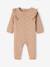 Combinaison bébé fille en tricot beige chiné - vertbaudet enfant 
