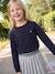 Pull fille personnalisable framboise+mandarine+marine+pivoine+vert de gris - vertbaudet enfant 
