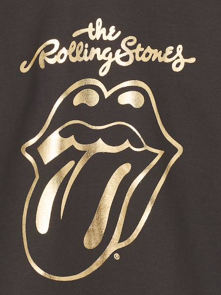 Hooded sweatshirt dress Rolling Stones for girls anthracite - vertbaudet enfant 