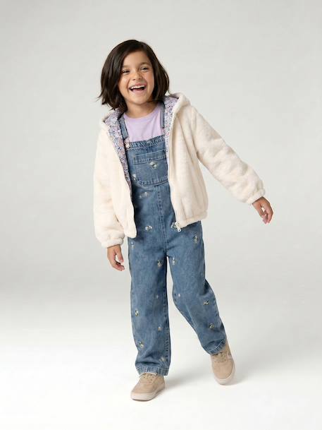 Salopette fille bleu jean - vertbaudet enfant 