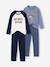 Pack of 2 pyjamas for boys grey blue - vertbaudet enfant 