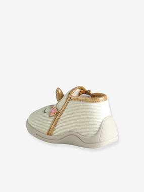 Chaussures-Chaussons zippés bébé en toile