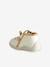 Chaussons zippés bébé en toile beige+beige imprimé+blanc imprimé+rose imprimé+rose pâle+vanille - vertbaudet enfant 