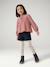 Short en velours poches coeur fille facile à enfiler kaki+marine+rose+vieux rose - vertbaudet enfant 