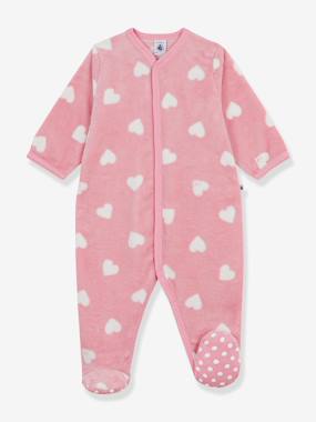 Baby heart print all-in-one by PETIT BATEAU - vertbaudet enfant -Baby heart print all-in-one by PETIT BATEAU