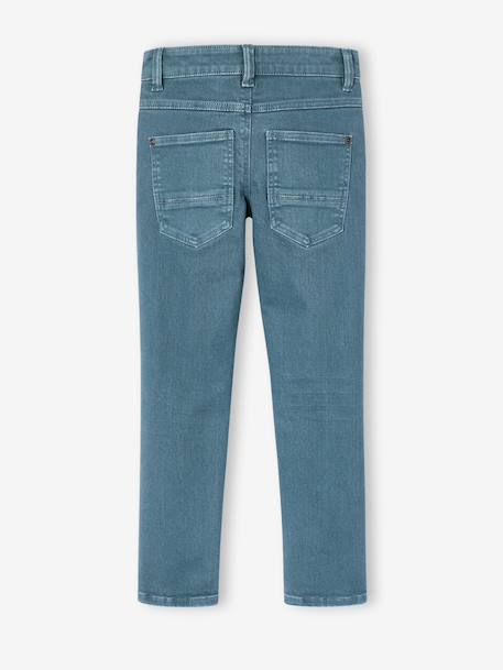 NARROW Hip, MorphologiK Slim Leg Coloured Trousers, for Boys beige+black+clay beige+emerald green+night blue+petrol blue+rust+tomato red - vertbaudet enfant 