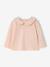 T-shirt bébé manches longues col claudine beige clair+rose pâle+vert d'eau - vertbaudet enfant 