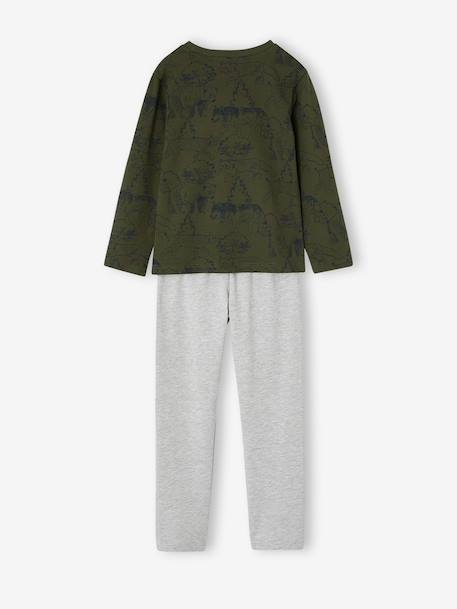 Lot de 2 pyjamas garçon vert sapin - vertbaudet enfant 