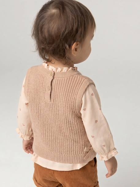4-piece outfit for baby caramel - vertbaudet enfant 