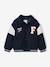 Teddy jacket with detachable hood for boys navy blue - vertbaudet enfant 