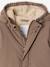 Hooded Sherpa-Lined Parka for Boys black+khaki+sage green+taupe - vertbaudet enfant 