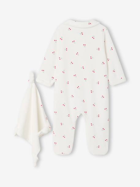 Gift set sleepsuit and comforter for newborn ecru - vertbaudet enfant 