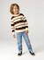 Pull garçon manches longues marine+noisette - vertbaudet enfant 
